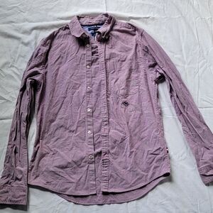 Tommy Hilfiger Men's Purple Casual Shirt